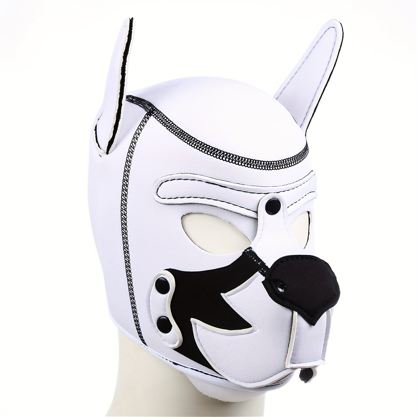 Dog Hood Mask BDSM Cosplay Restraints With Detachable Mouth