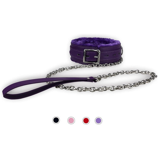 Gothic Choker With Detachable Leash Chain For Occasions