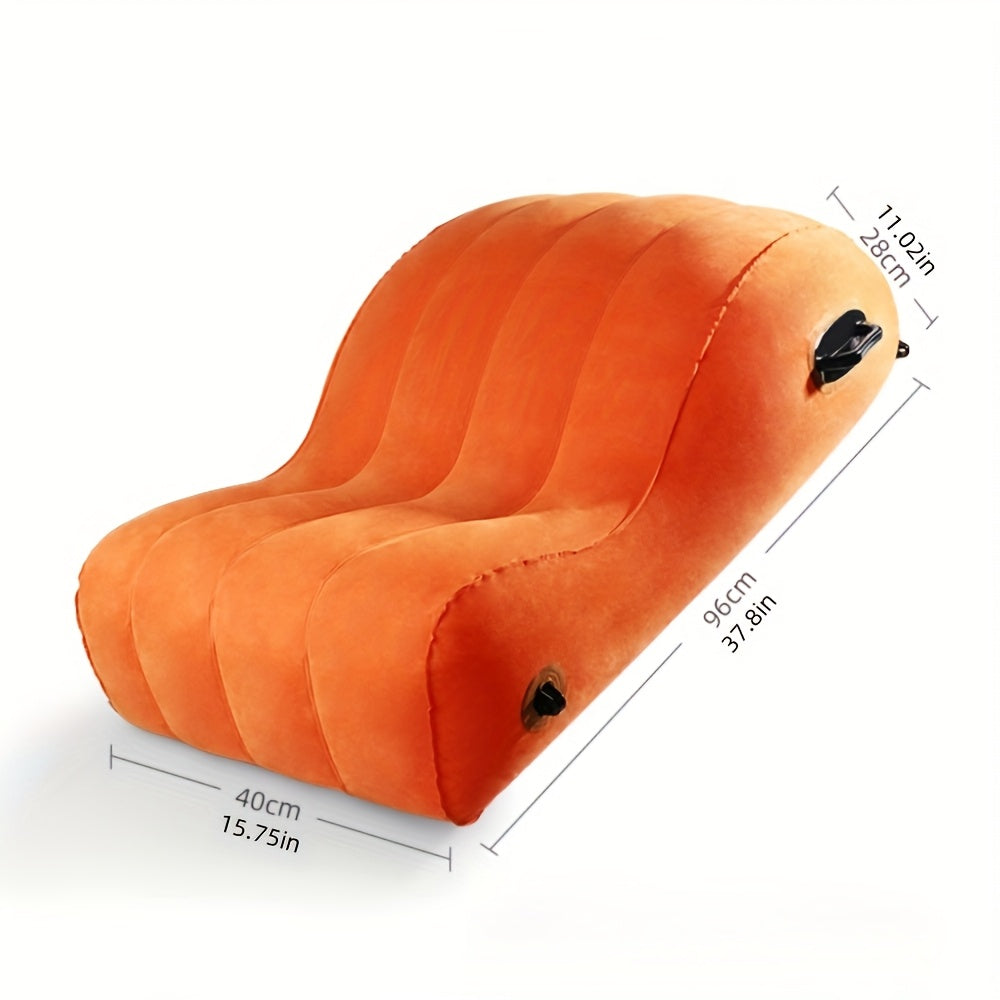 Flocking Inflatable Sex Pillow Sex Furniture Couples Love Position Cushion Sofa