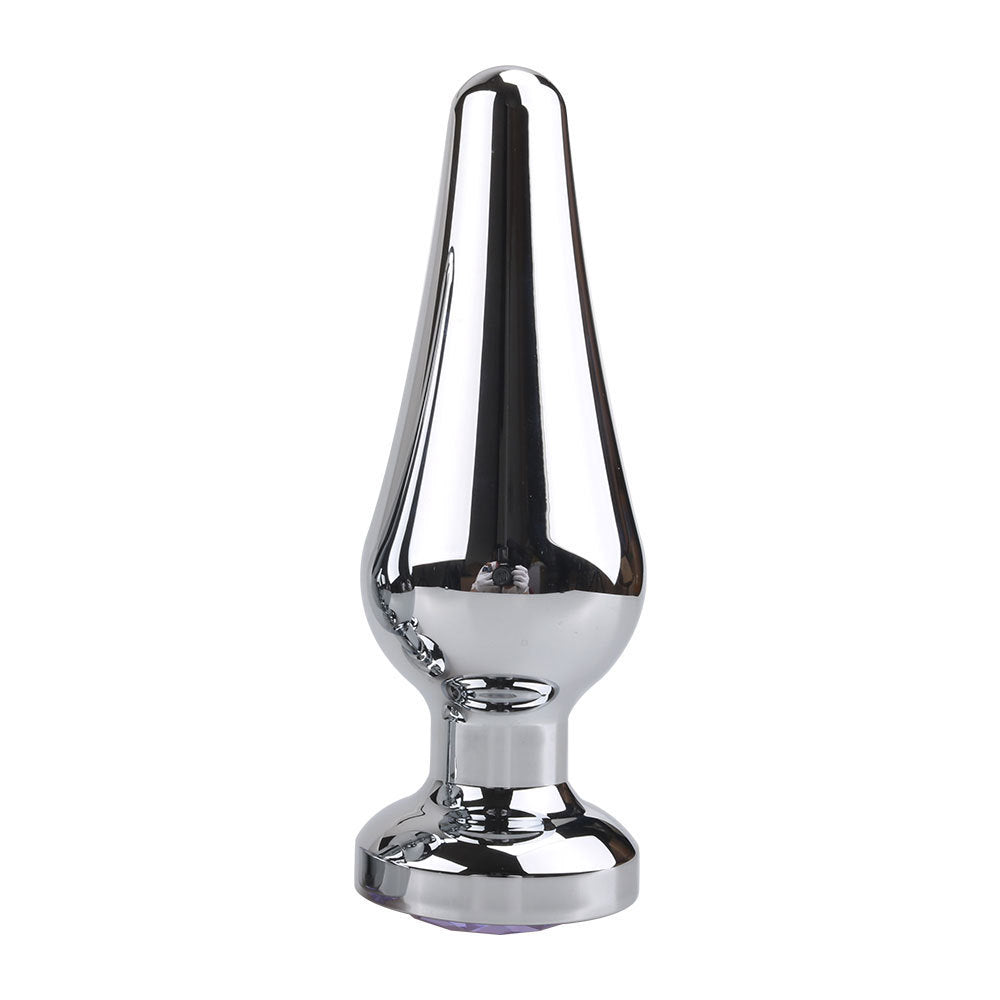 Stainless Steel Anal Plug Heavy Duty Metal Construction Ergonomic Design