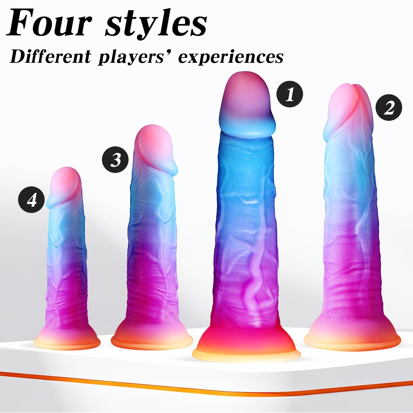LSHE Liquid Silicone Dildo With Suction Cup For Deep Penetration