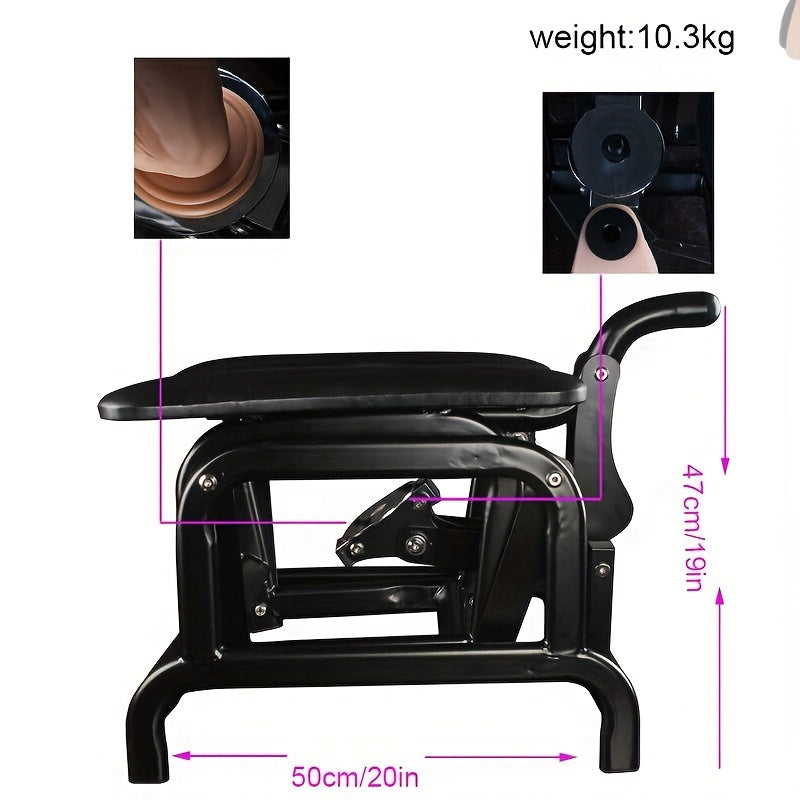 [Sex Chair] 20cm Telescopic Metal Frame Sex Chair | Vibrators Toys for Women Men Couples 18+ Adults Games Dildo | SexShop Masturbator