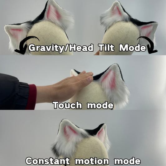 Automatic Touch-Responsive Animal Ear Headband With Detachable Ears