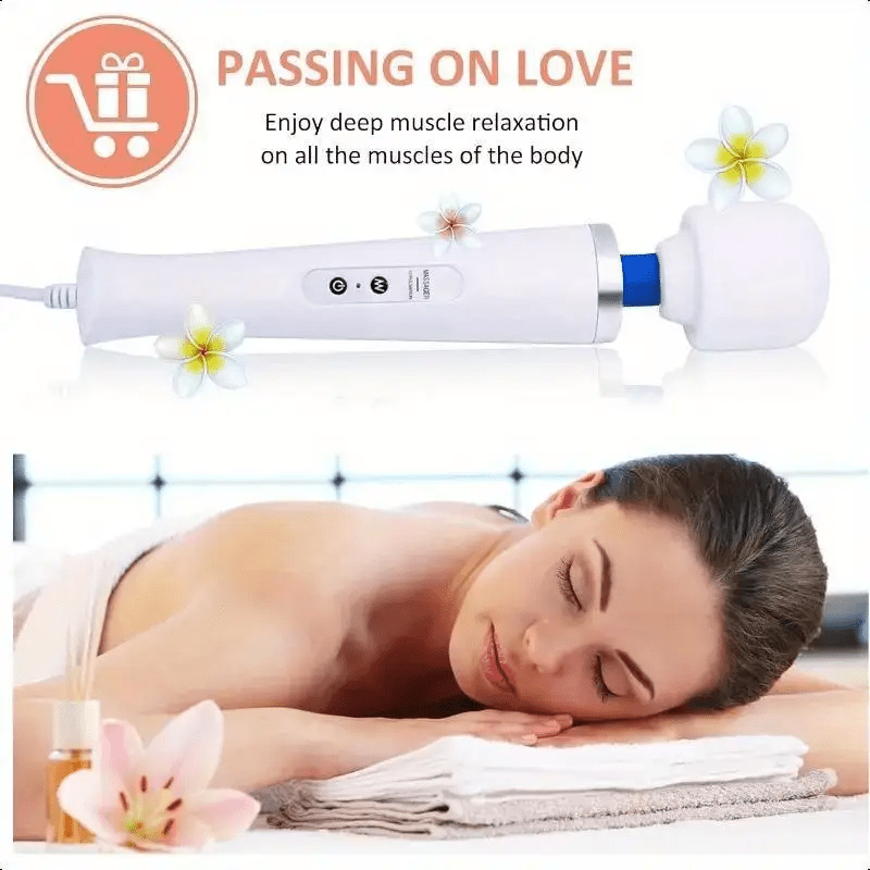Powerful Wand Massager G Spot Vibrator With 2 Speed Control