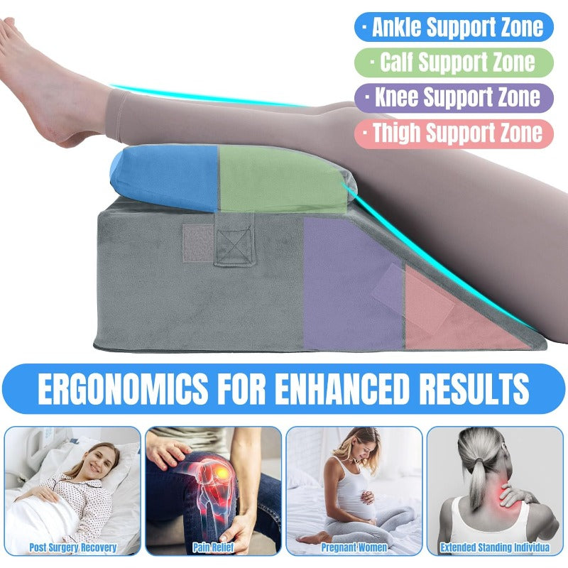 Ergonomic Support Pillow For Intimate Positions And Body Alignment
