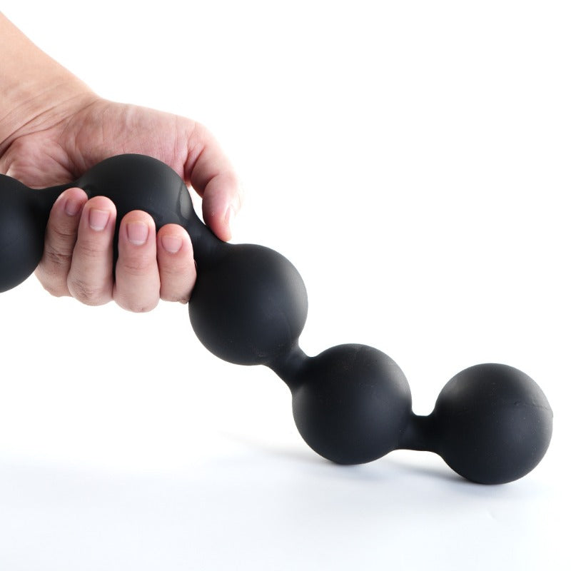 Silicone Anal Beads Prostate G-Spot Stimulator With Pull Ring