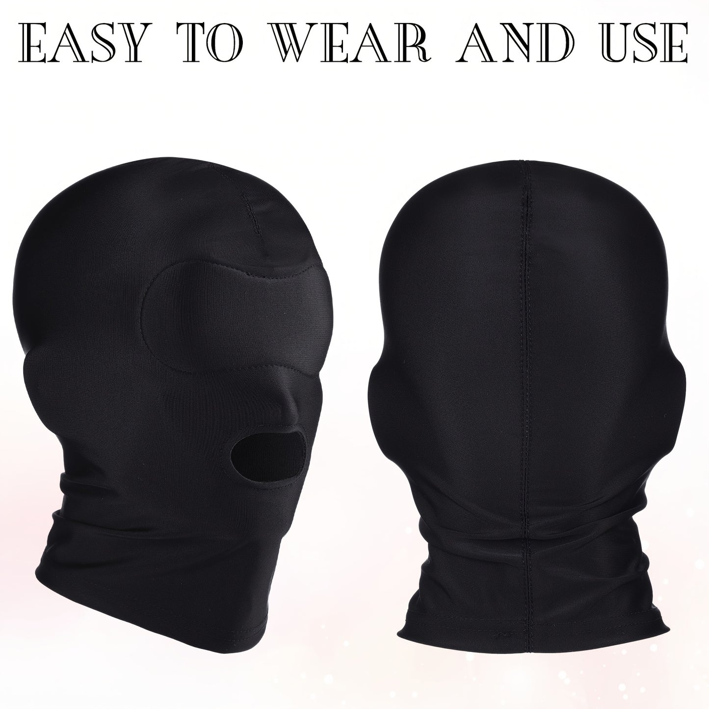 SILIPULL Realistic Dildo Gag And Hood Mask 4 Piece Set