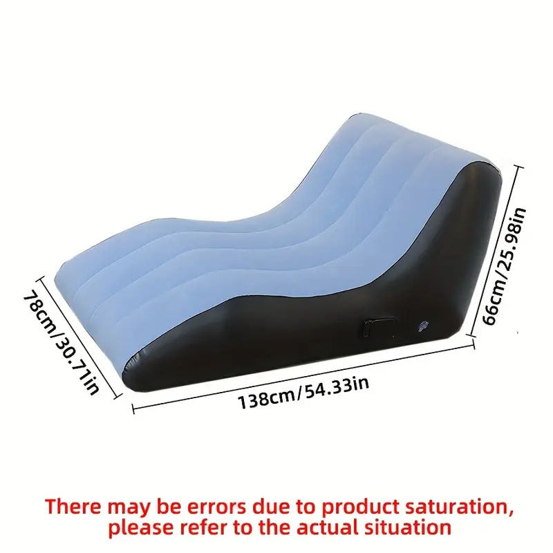Inflatable Couple Sofa Bench Portable Body Pillow Toy
