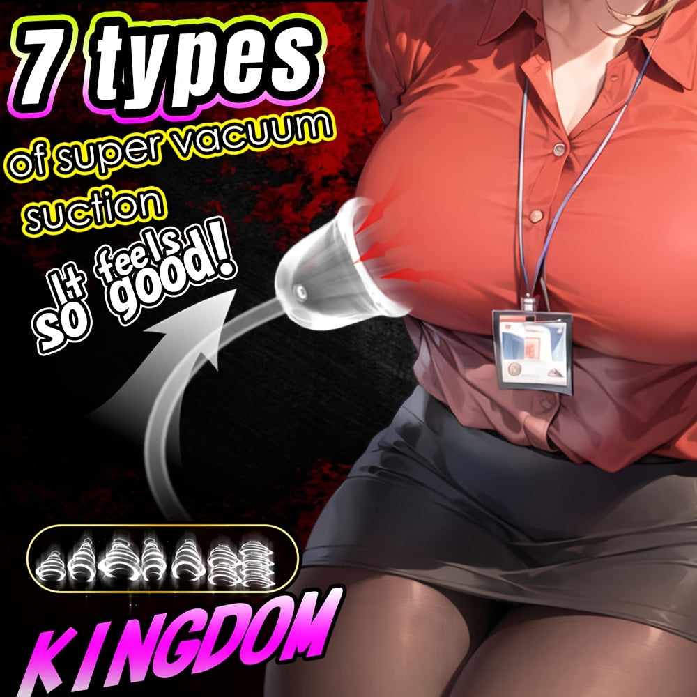 GOYHA Nipple Sucker Set With 7 Sucking Modes USB Rechargeable Silicone Sex Toy