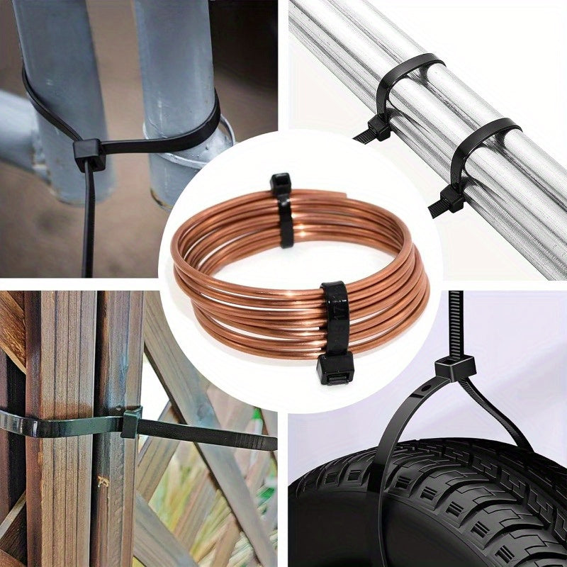 Heavy Duty Outdoor Nylon Zip Ties For Cable Management