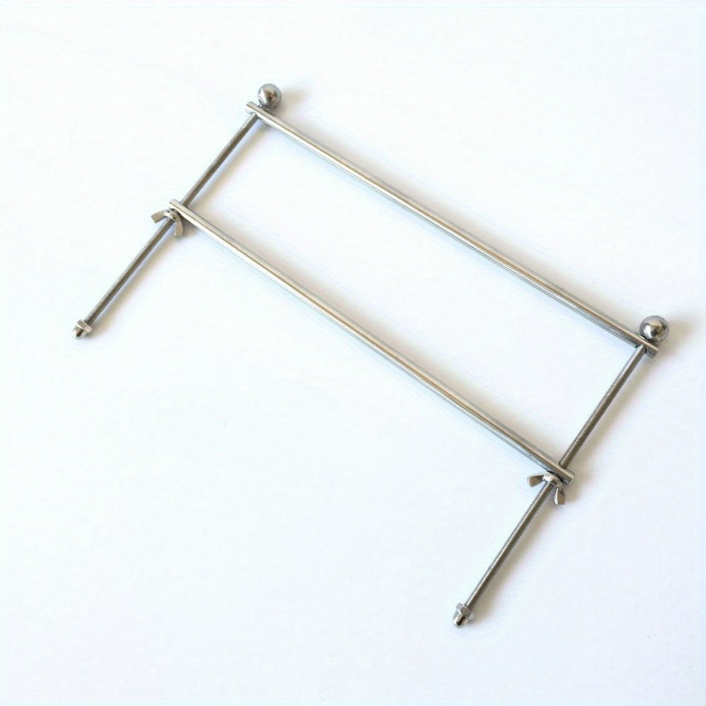 Stainless Steel Fixed Adjustable Chest Clip, Nipple Clip, Heavy-duty Steel Frame Chest Press, BDSM Restraint Lock, Flirting Toy, Bondage Accessory, Bdsm Gear, Adjustable Clip, Metal Restraint, Highquality Metal, Sturdy Constr