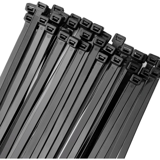 Heavy Duty Zip Ties 100 Pack 175 Lbs Industrial Grade