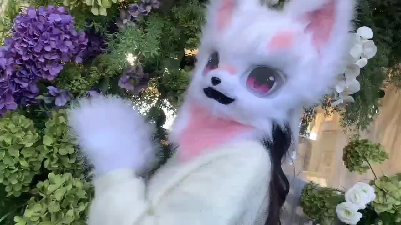 Cat Fursuit Head Mask For Halloween Cosplay Props Premium