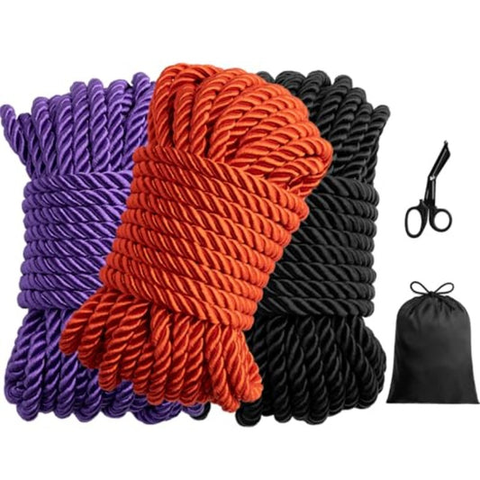 Japanese Shibari Rope Kit Silky Soft Polyester Ropes For Beginners
