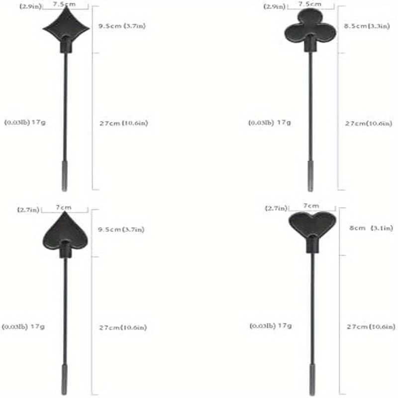 Leather Sex Whip 4 Kits BDSM Paddles for Couples