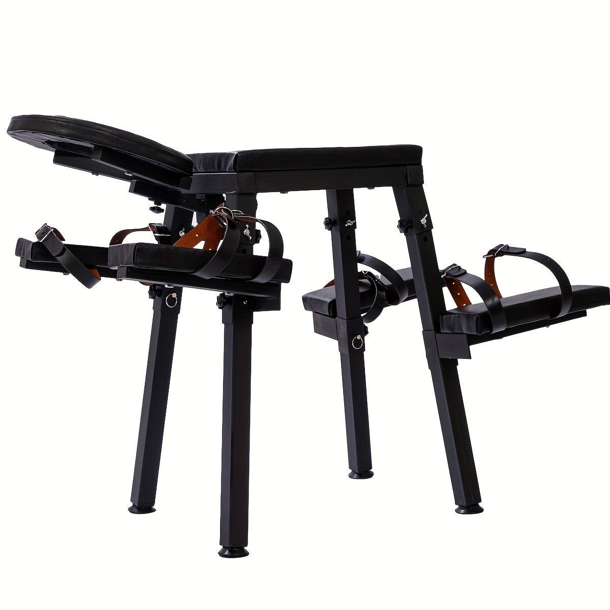 BDSM Restraint Chair for Kneeling Posture Frame Adjustable and Durable
