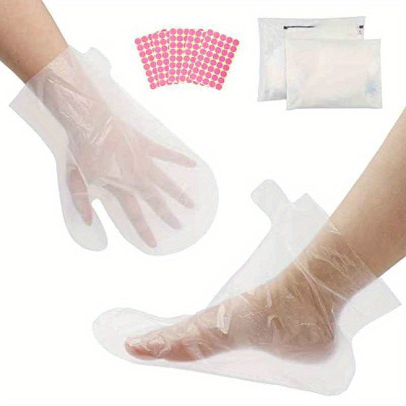 Segbeauty 200 Pack Heavy Duty Plastic Paraffin Wax Liners for Wax Baths