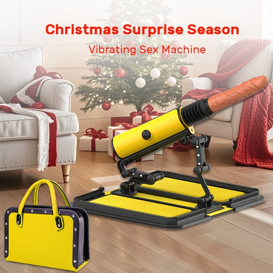 Limited Edition Holiday Vibrating Dildo With Adjustable Angle Plug