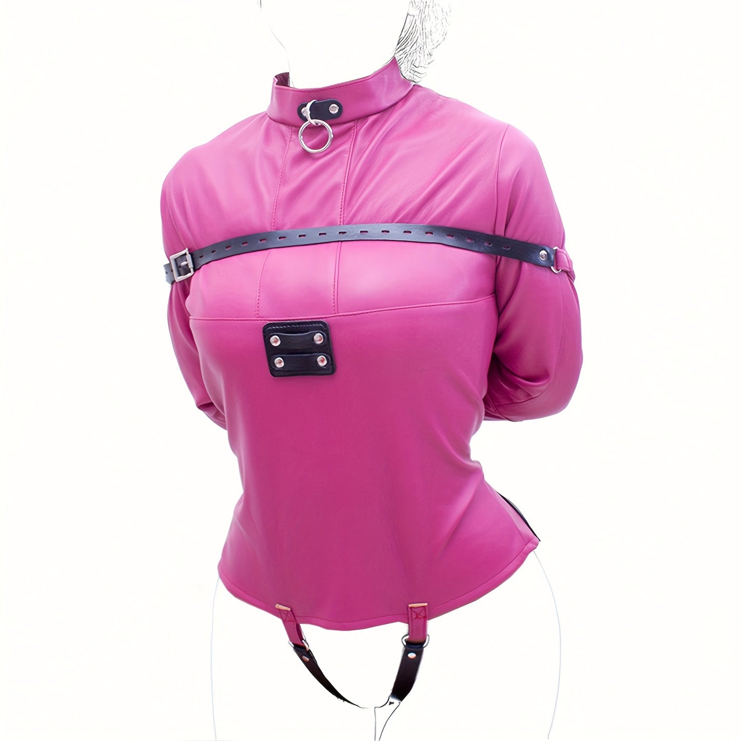 Bondage Jacket Restraint Costume For Role Play Accessory