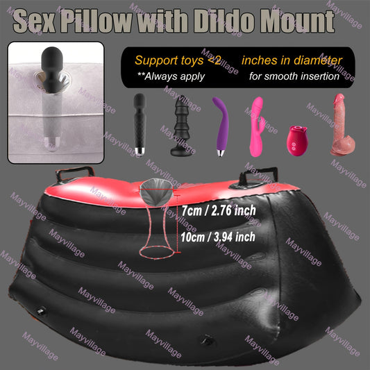Inflatable Sex Chair For BDSM Positions With Toy Mount