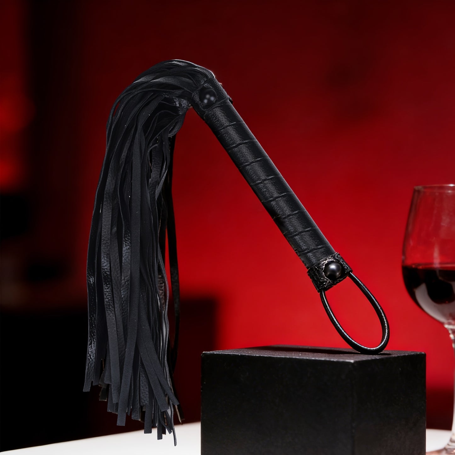 Equestrian Horse Whip Faux Leather Training Tool