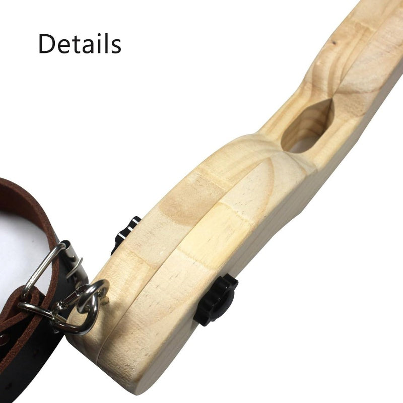 Wooden Scrotal Restraints for BDSM Bondage and Punishment