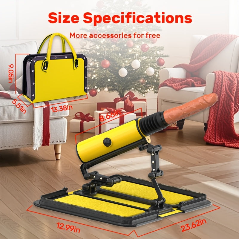 Limited Edition Holiday Vibrating Dildo With Adjustable Angle Plug