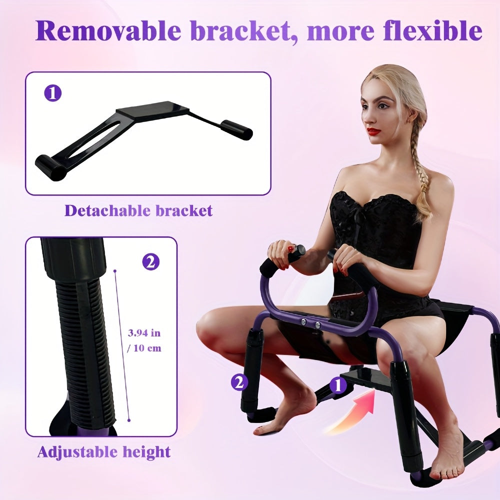 Adjustable Height Multi Functional Sex Chair With Dildo Set