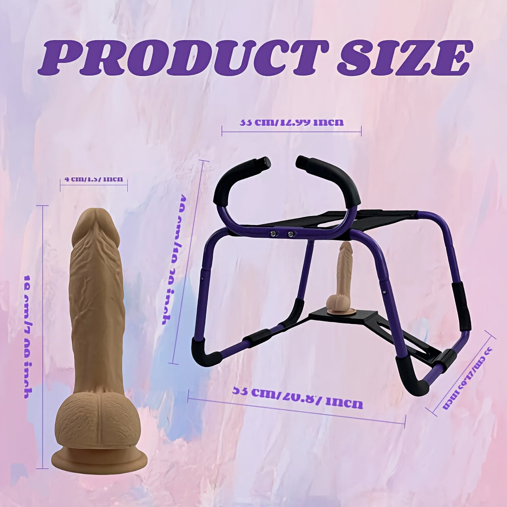 Unisex Adjustable Height Sex Chair Set Multifunctional BDSM Toy