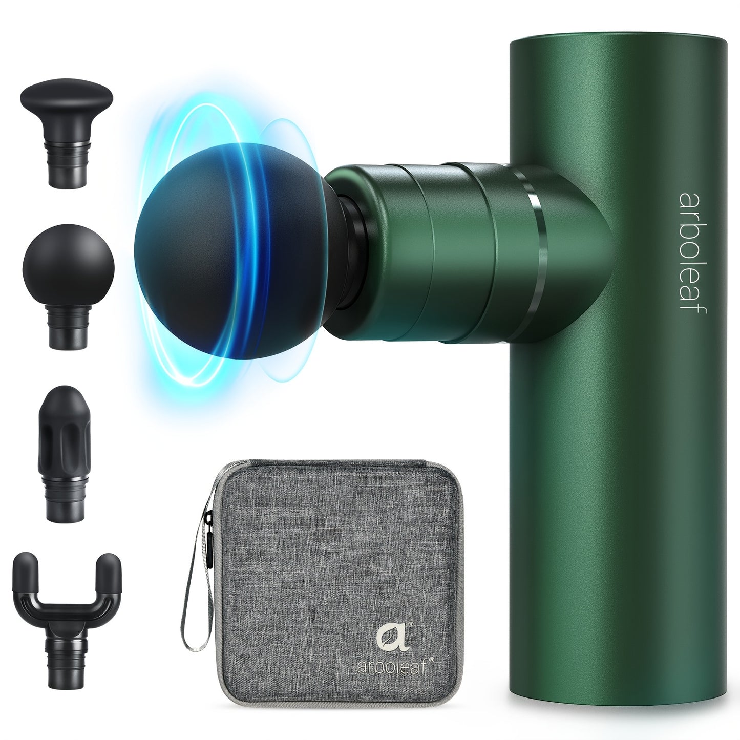 ARBOLEAF Premium Mini Massage Gun With Attachments Heating And Cooling