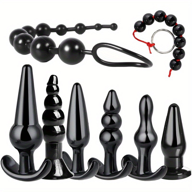 Silicone Anal Plug Trainer Set 8pcs Waterproof Women And Men