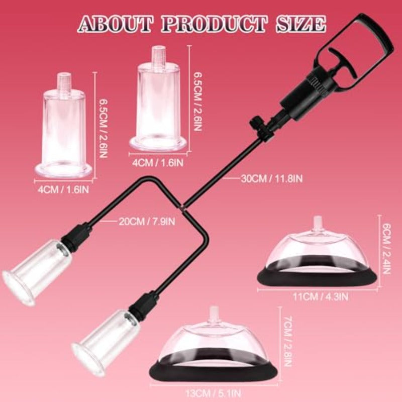 Pussy Pump Multicup Clitoral Stimulation Kit for Women