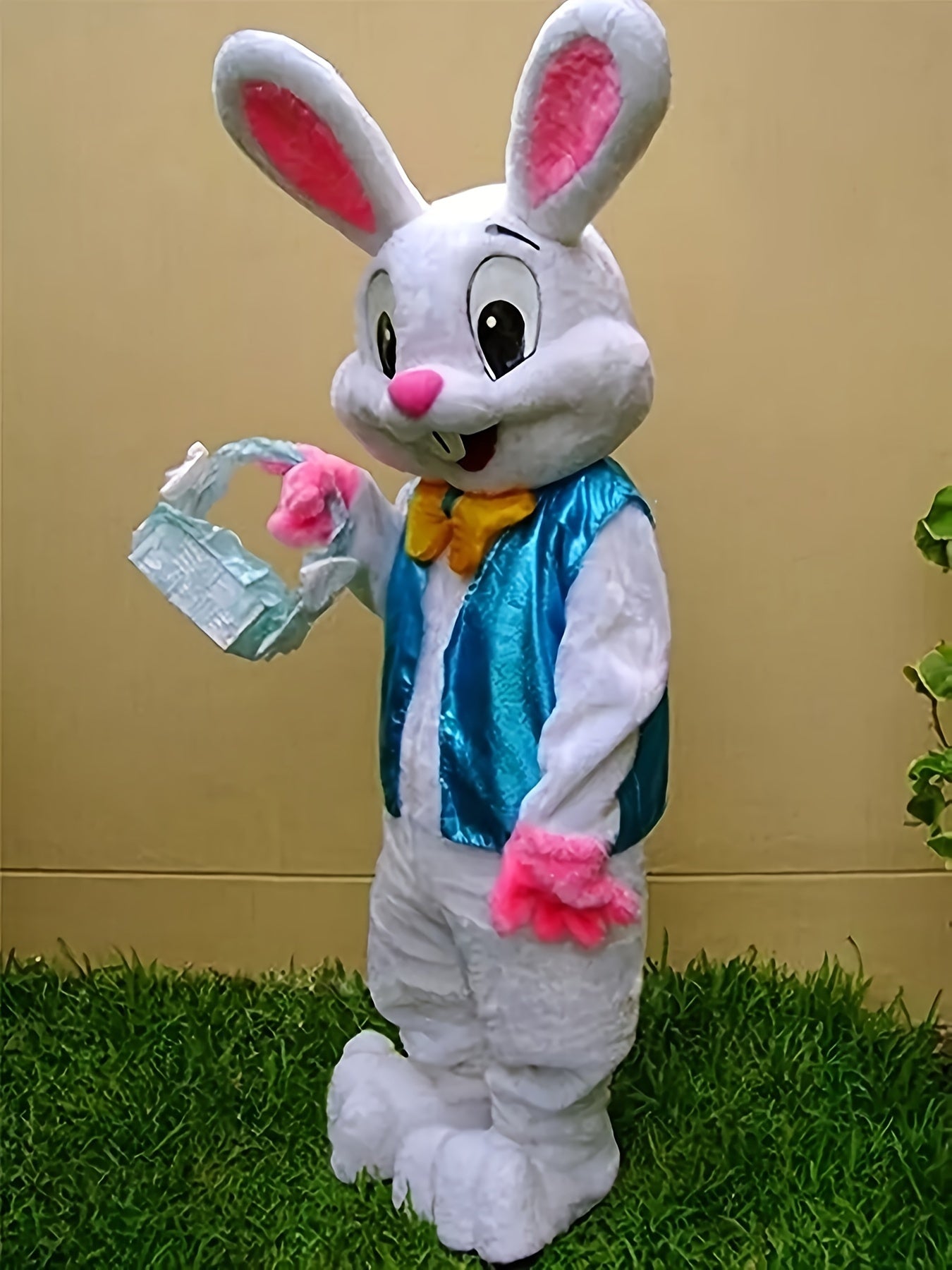 Easter Bunny Mascot Costume Plush Rabbit Suit For Parties