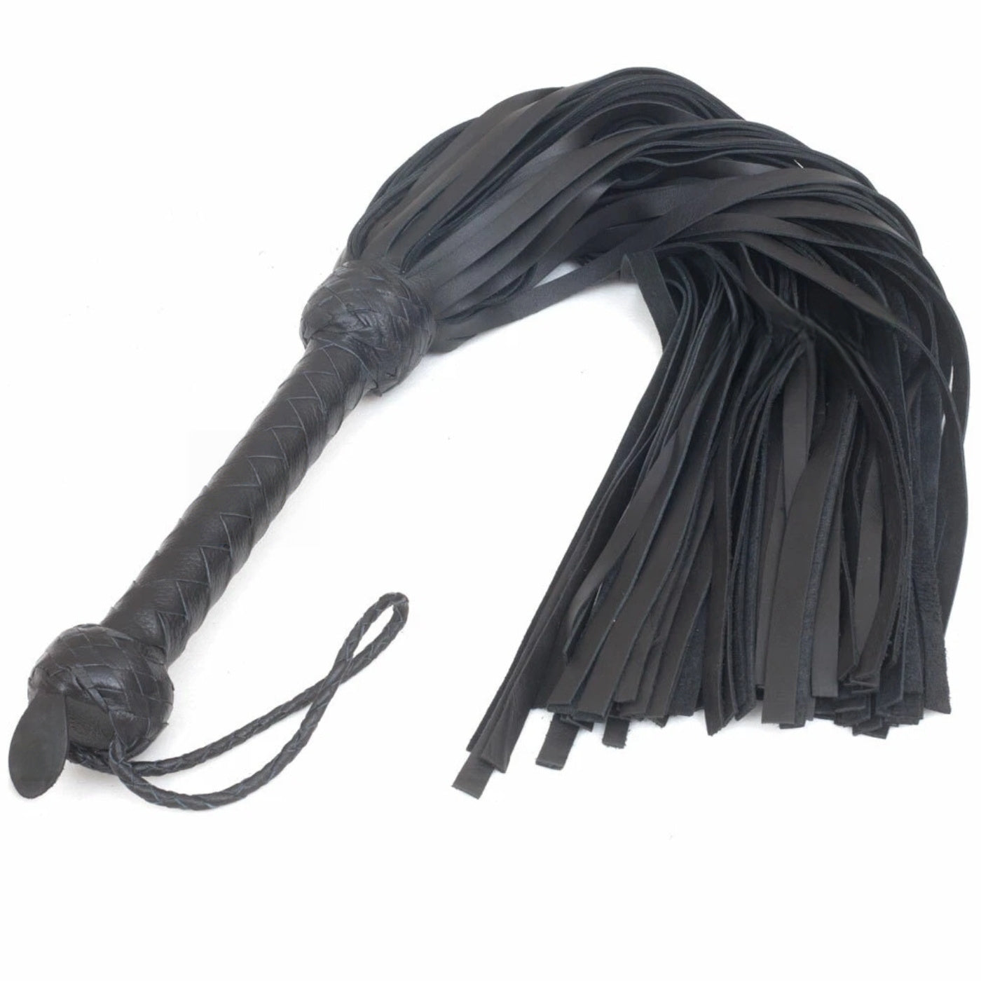 Real Genuine Cowhide Leather Flogger 50 Falls Heavy Duty Training Whip