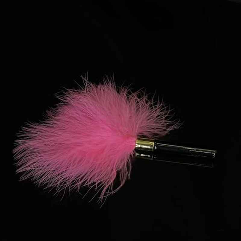 Marabou Feather Tickler for Sensual Stimulation and Handheld Design