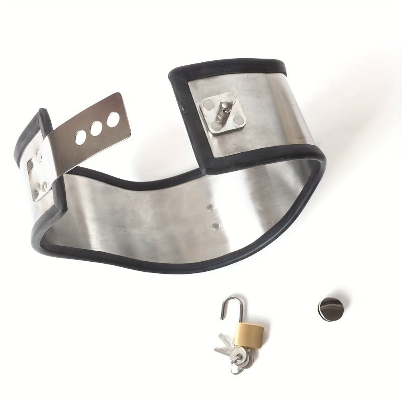 Stainless Steel Necklet Collar For BDSM Bondage Jewelry Heavy Duty