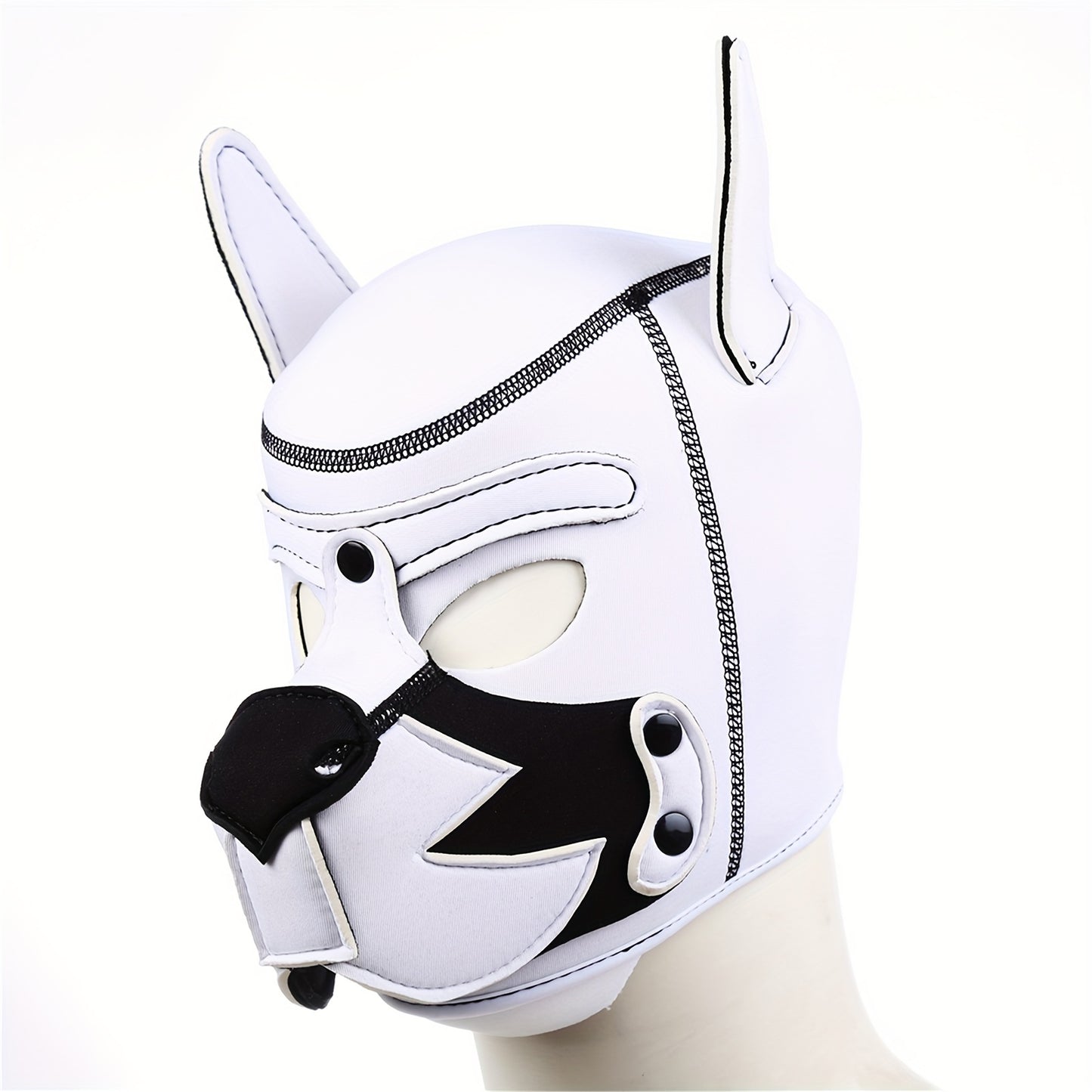 Dog Hood Mask BDSM Cosplay Restraints With Detachable Mouth