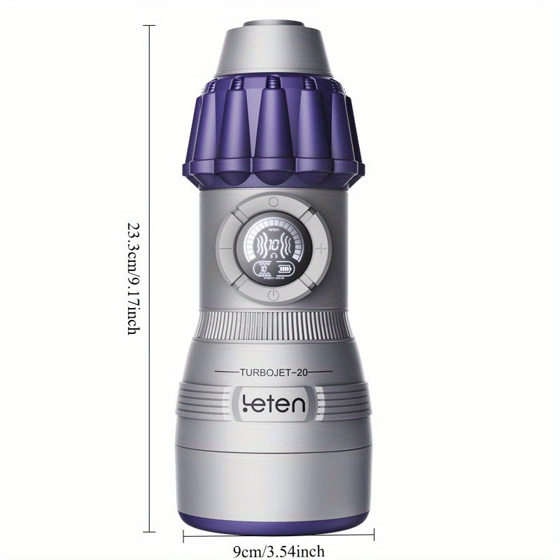 20 Interactive Hyper Vortex Deep Throat Masturbator For Men