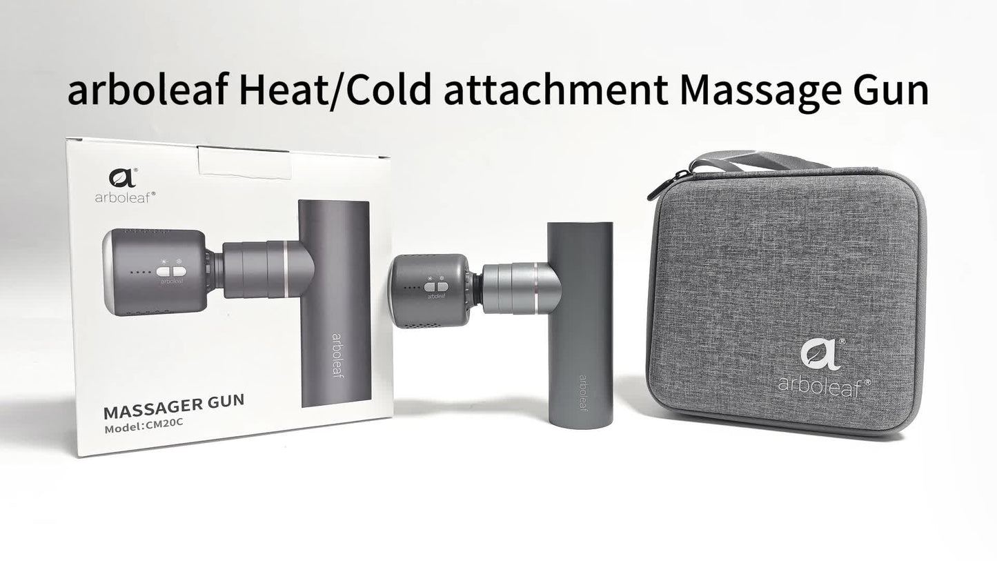 ARBOLEAF Premium Mini Massage Gun With Attachments Heating And Cooling