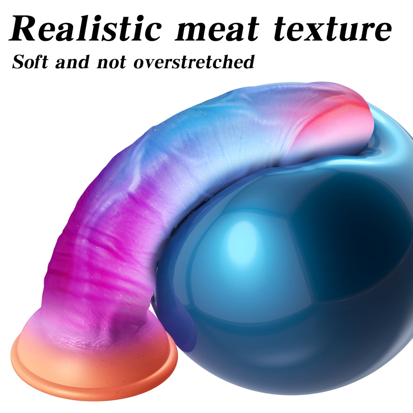 LSHE Liquid Silicone Dildo With Suction Cup For Deep Penetration