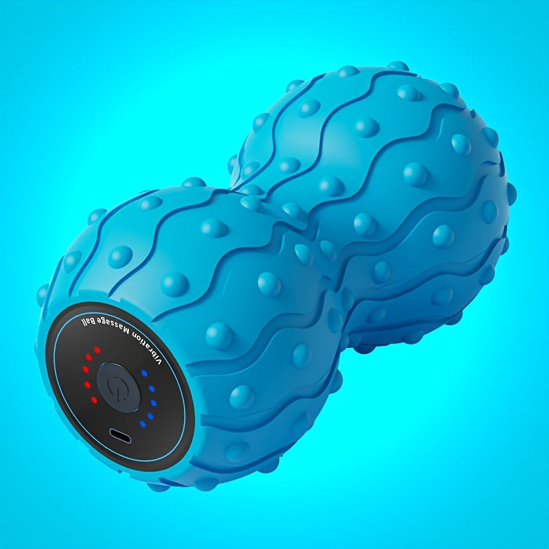 Portable Rechargeable Peanut Shaped Massager Ball With Vibration