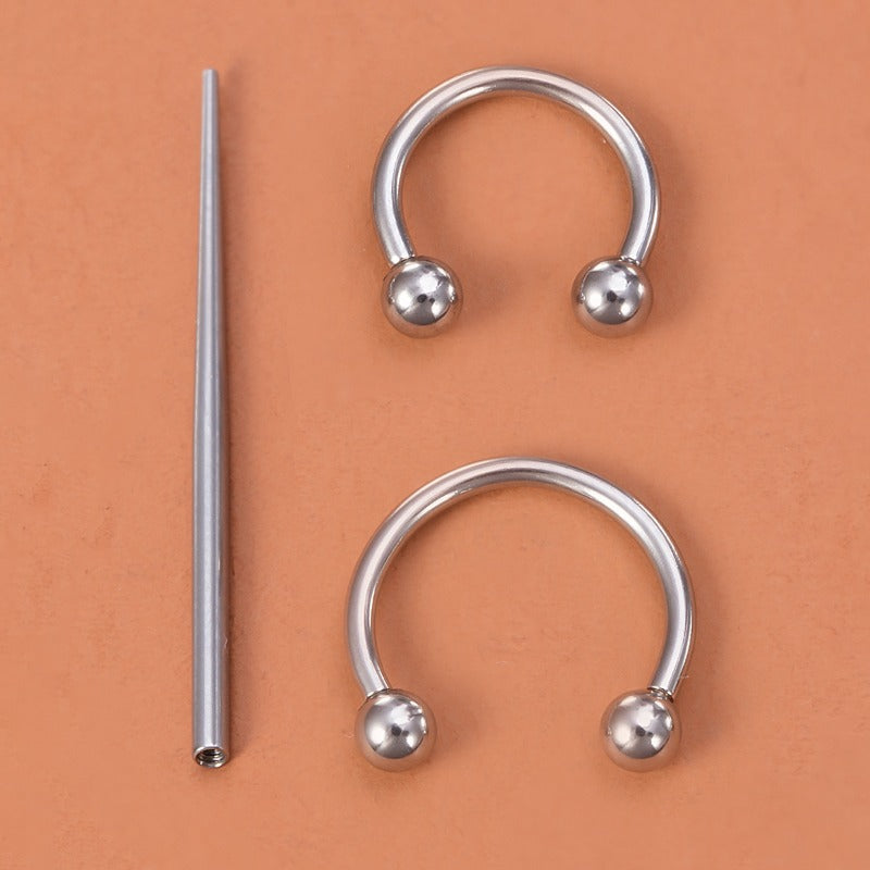 Painless Stainless Steel Piercing Set For Beginners Navel Tongue Lip