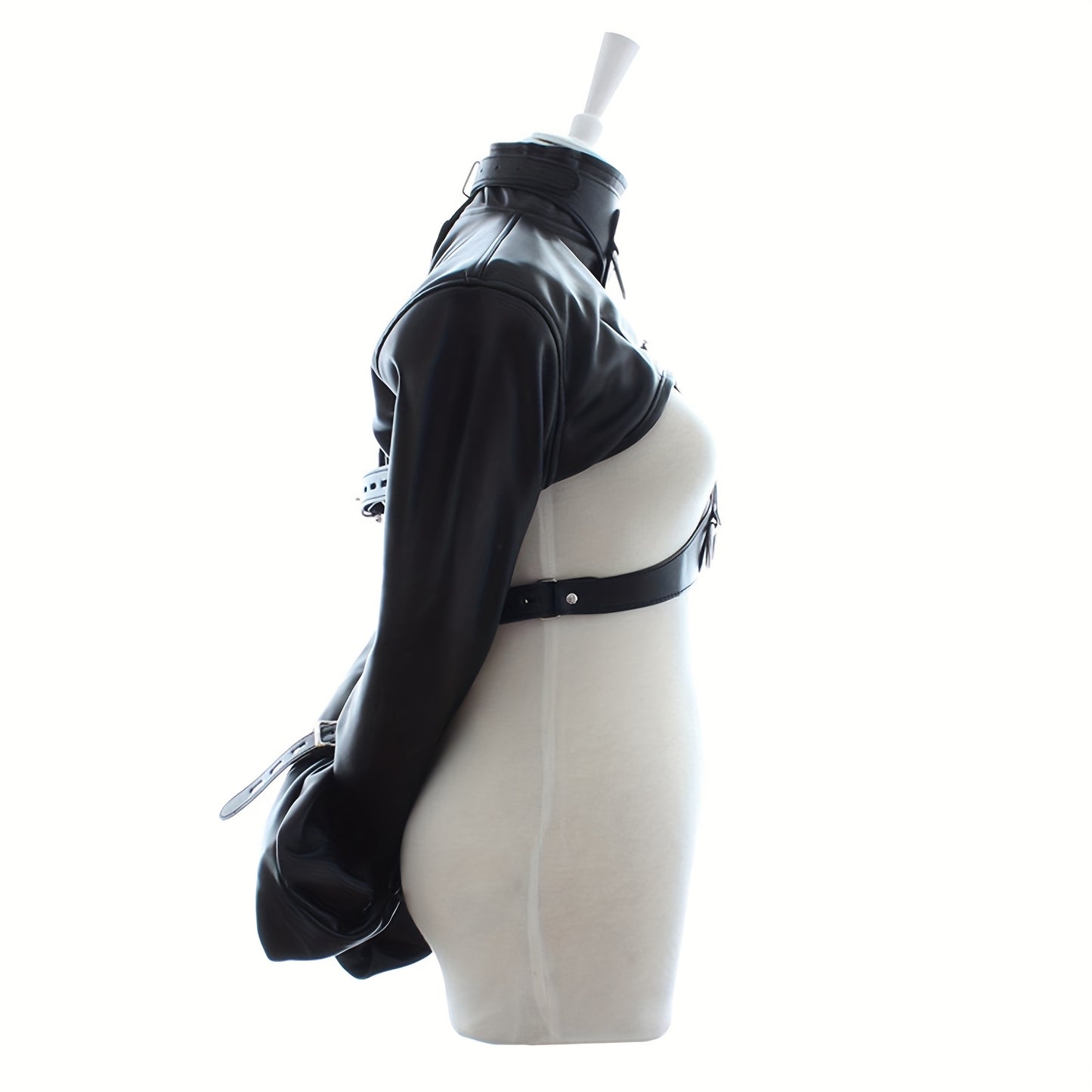 Leather Bondage Arm Sleeve Corset For Couples BDSM Costume