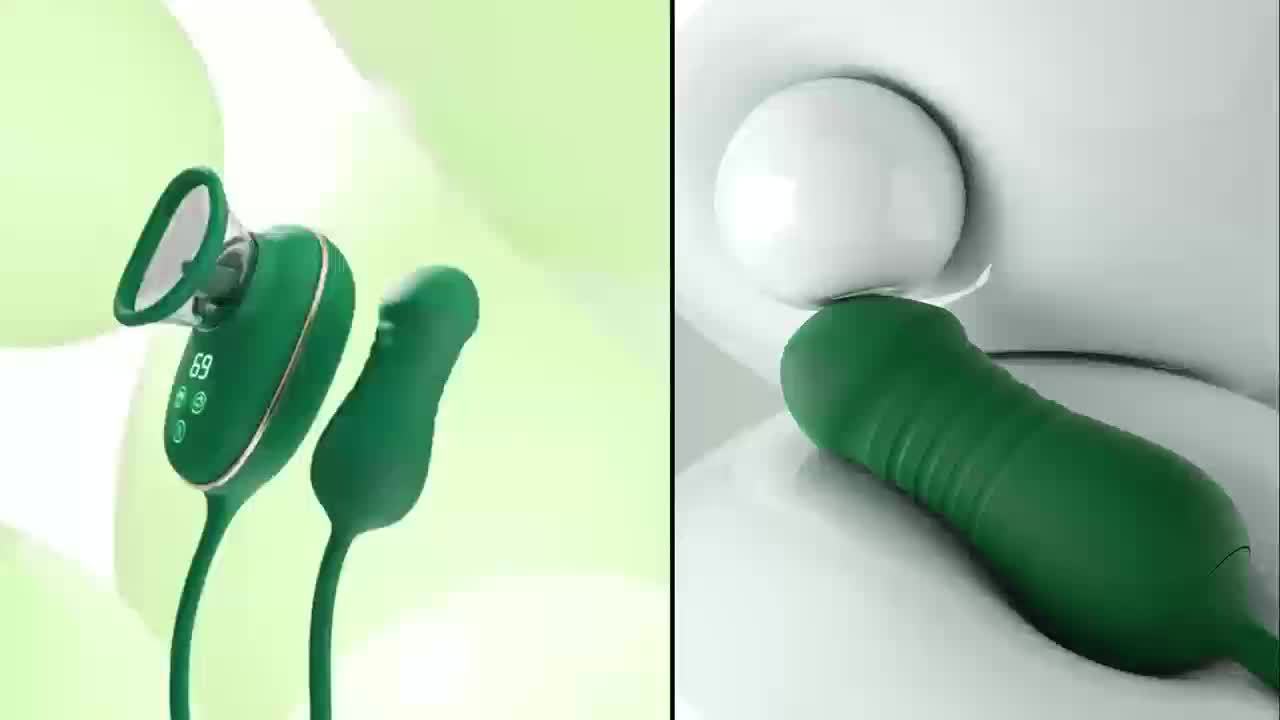 GENYEAN Sucking Tongue Vibrator With 9 Modes G Spot Clitoral