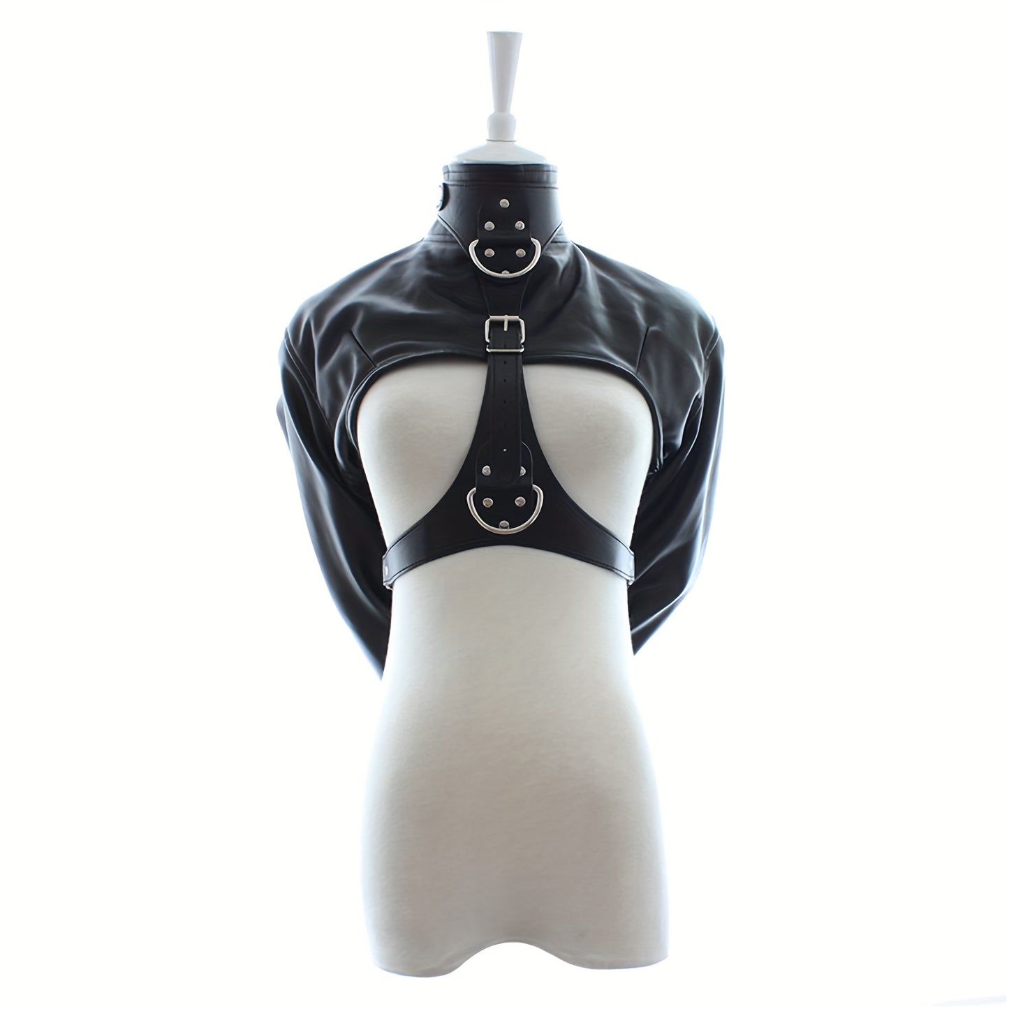 Leather Bondage Arm Sleeve Corset For Couples BDSM Costume