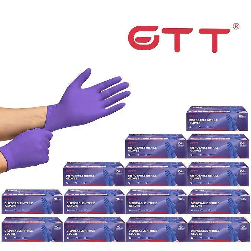 GTT Nitrile Gloves 4.5 Mil Disposable Ambidextrous Tattoo Applications