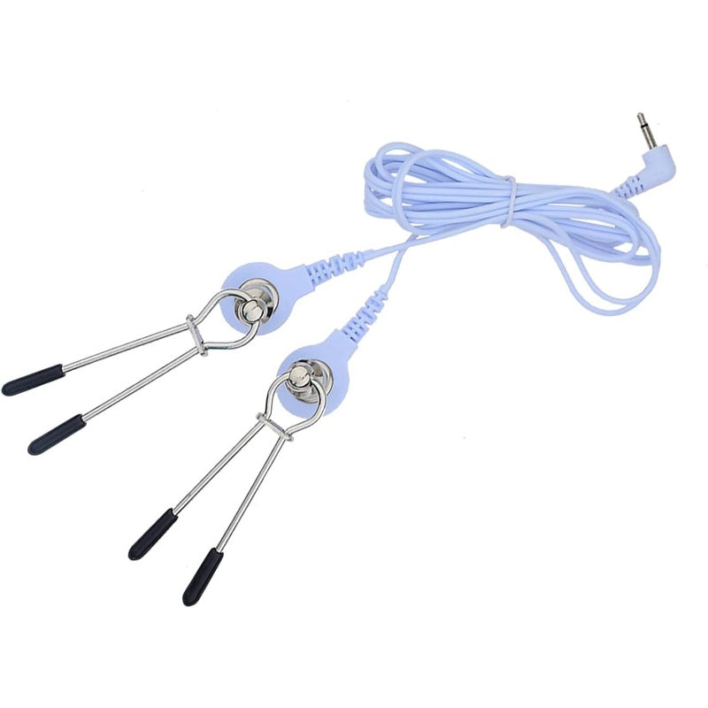 Nipple Clamps Set Electro Shock Controller Discreet Restraint Toy