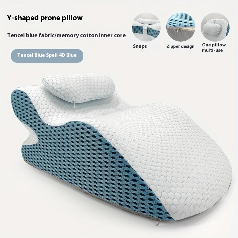 Two Styles Ergonomic Support Pillow for Comfort and Positioning