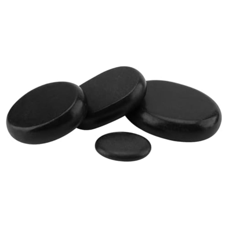 Basalt Hot Stone Set 40 Pieces for Spa Massage Reflexology