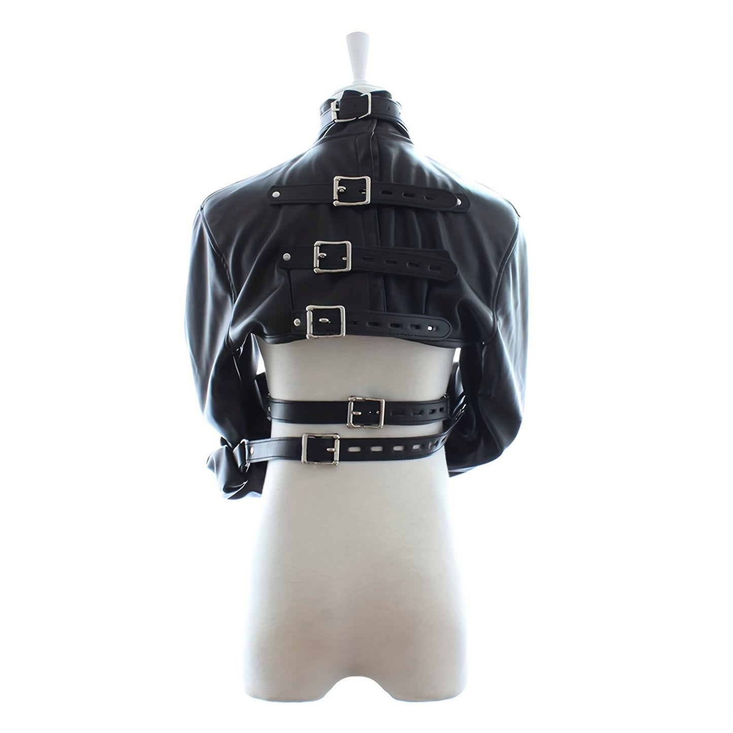 Leather Bondage Arm Sleeve Corset For Couples BDSM Costume